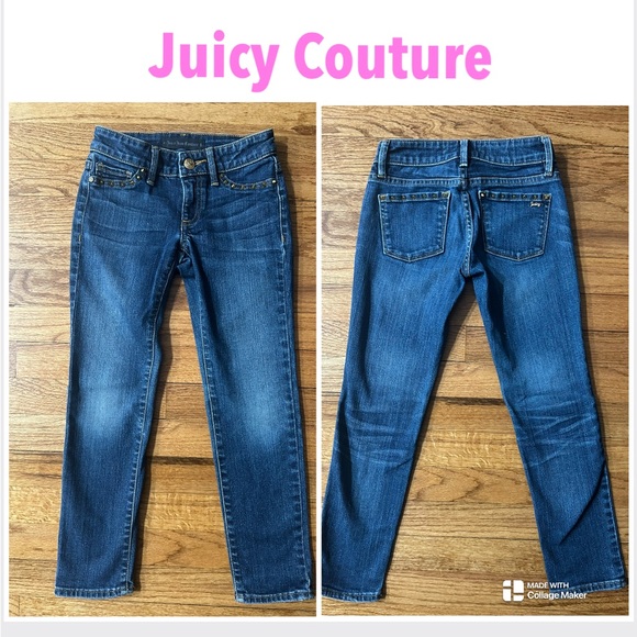 Juicy Couture Other - Juicy Couture Kids Denim Spikey Skinny Jeans size 7 - NEW